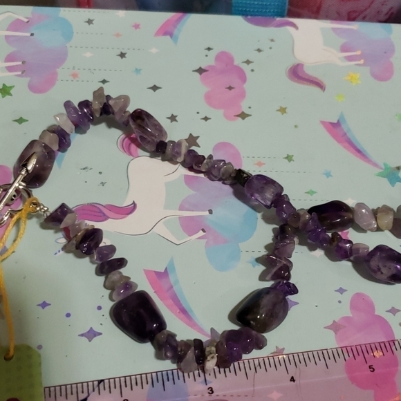 Hand made amethyst necklace. - Picture 3 of 3